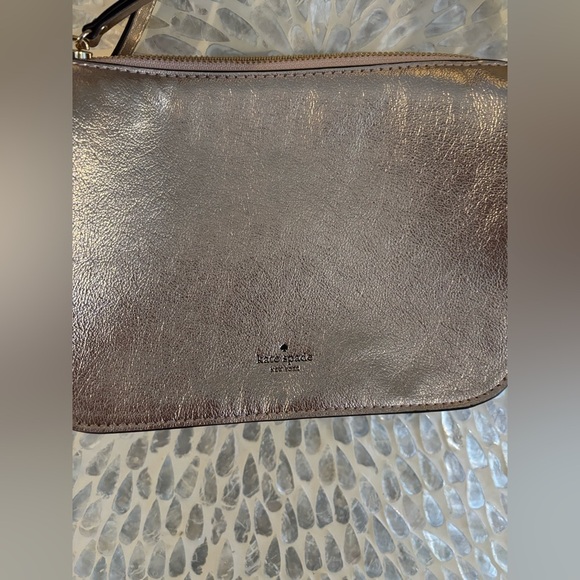 NWOT* KATE SPADE NEW YORK HOLIDAY LANE VAL CROSSBODY BAG Rose Gold Retail $280 - Picture 3 of 10